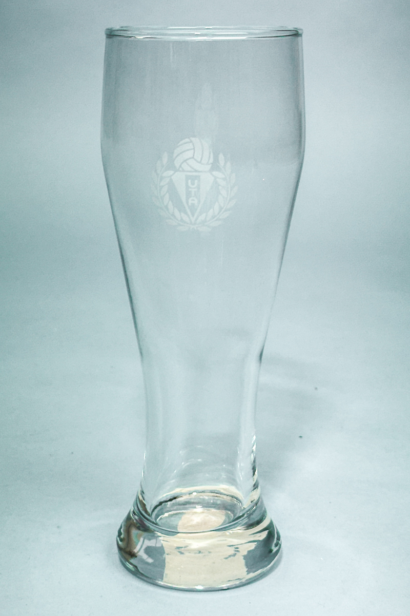 Pahar bere gravat UTA Arad - sticla 500 ML, suvenir oficial pentru suporteri
