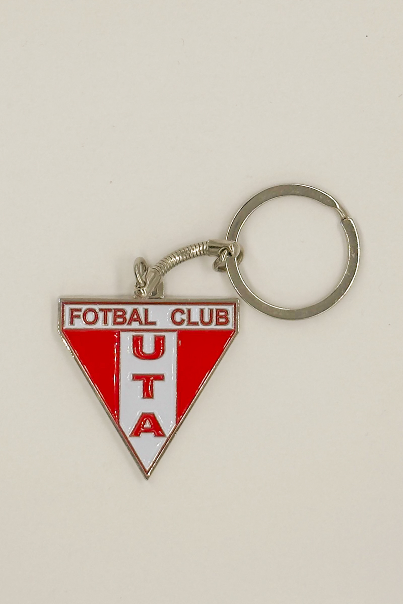Breloc metalic UTA Arad – sigla echipei, suvenir elegant pentru suporteri