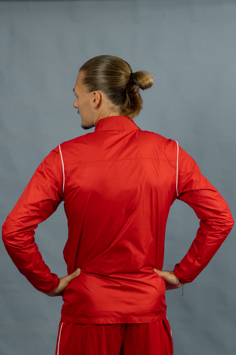 Geacă de vânt UTA Nike bărbați roșie – protecție ușoară