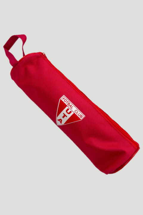 Penar personalizat UTA Arad – roșu, cu fermoar, material sintetic rezistent