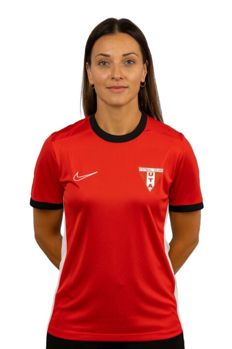 Tricou prezentare UTA Nike femei – croială slim, tehnologie Dri-FIT