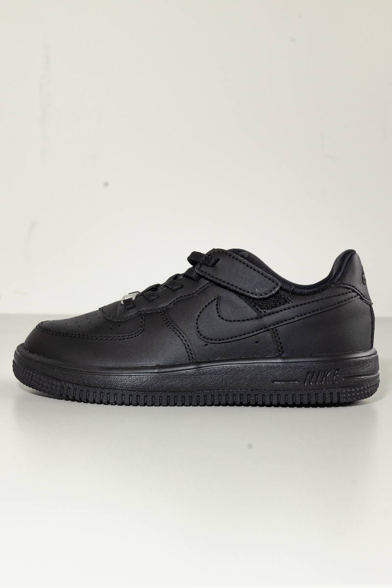 Nike Air Force 1 EasyOn negru pantofi sport copii cu închidere rapidă