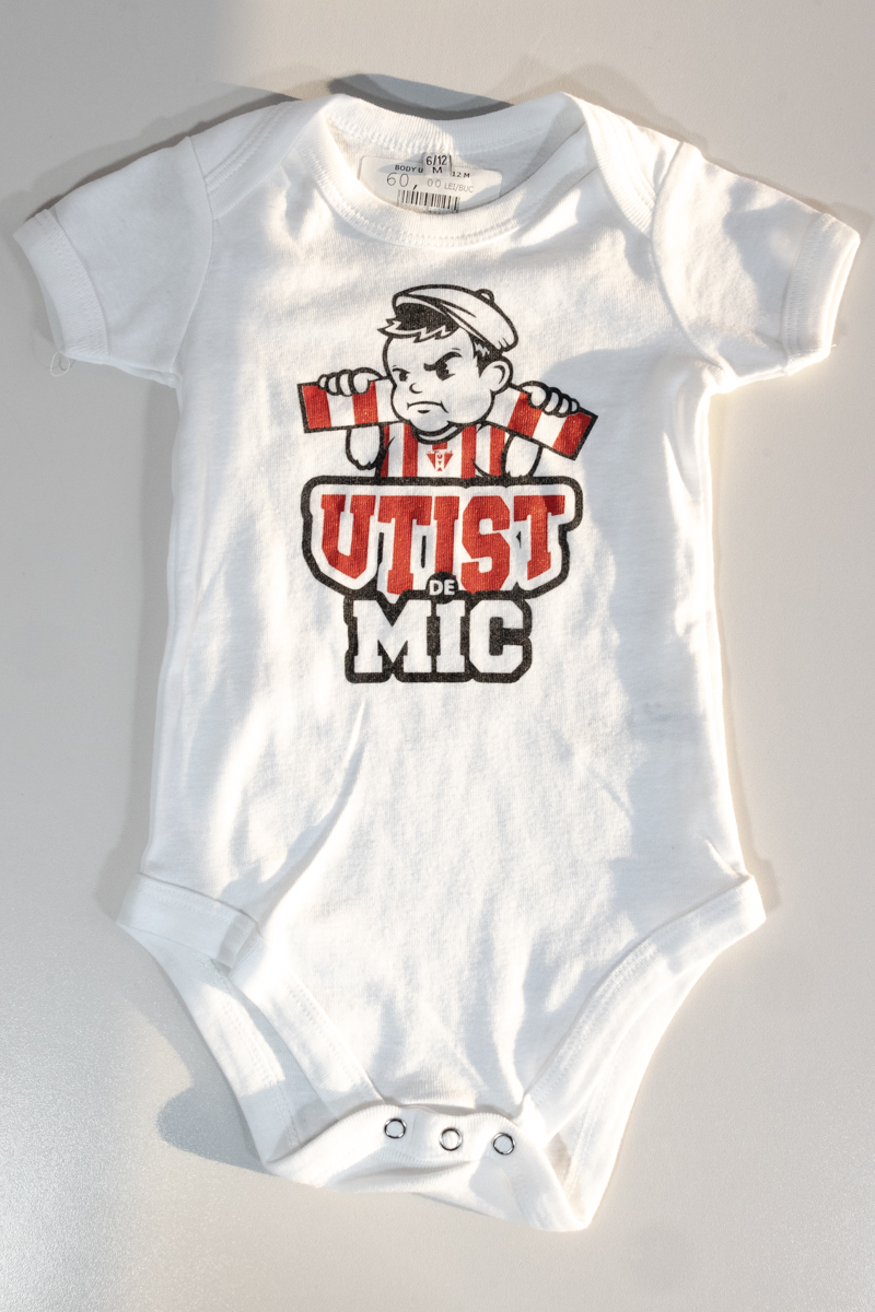 Body bebe UTA utist de mic - 6–12 luni alb