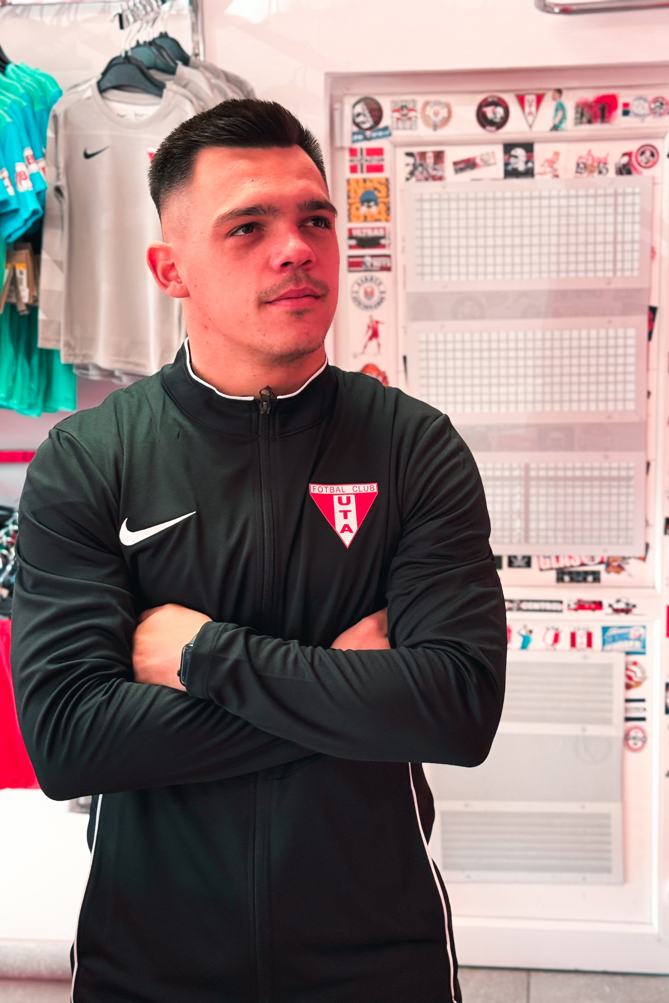 Bluză trening negru UTA NIKE - adult