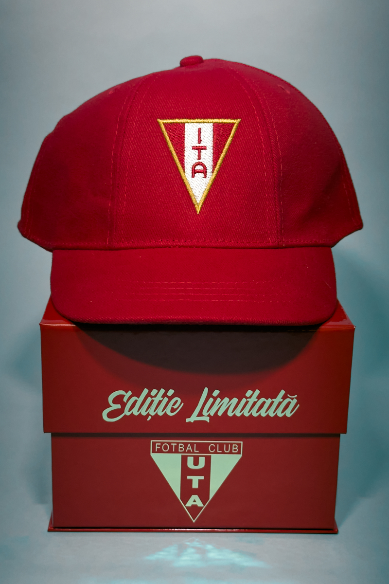 Șapcă UTA ediție limitată 1947 cu breloc, cutie premium și certificat de autenticitate, colecție exclusivă
