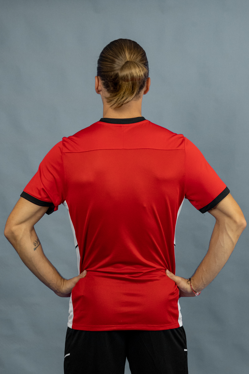 Tricou prezentare bărbați Nike roșu tehnologie Dri-FIT