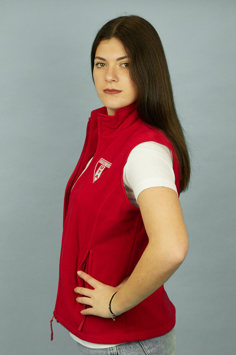 VESTĂ FEMEI ROȘIE UTA FLEECE6