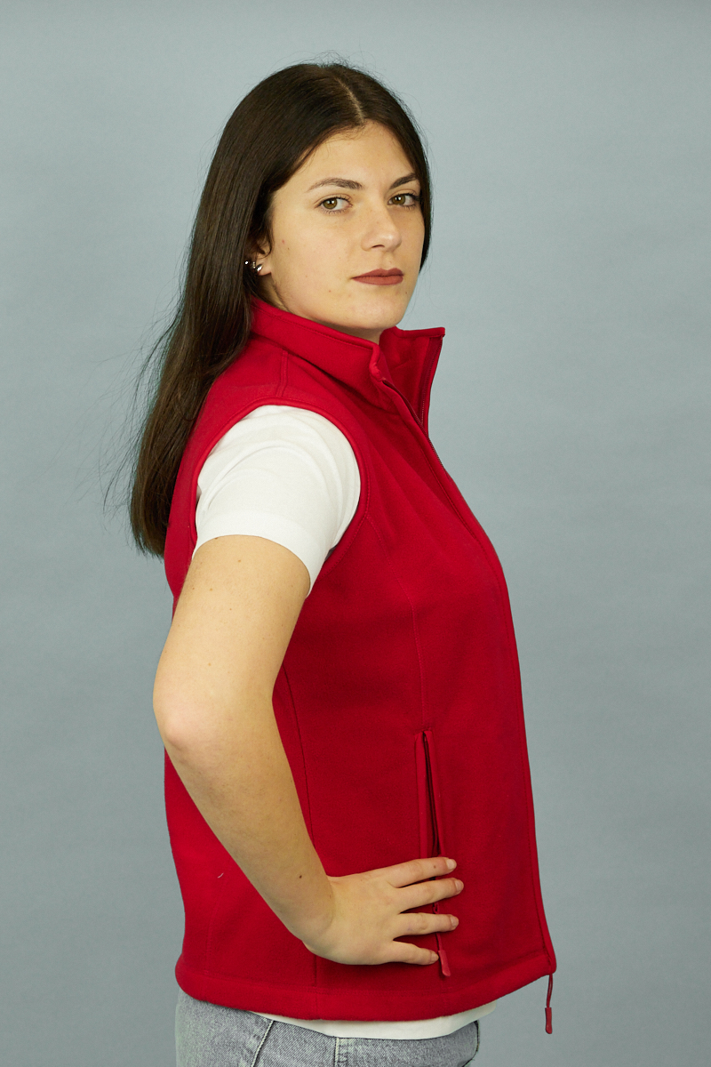 VESTĂ FEMEI ROȘIE UTA FLEECE6