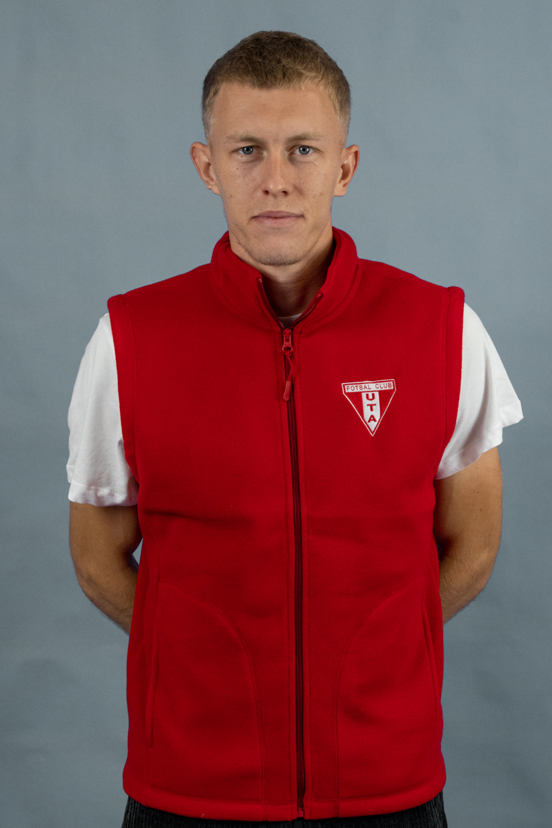 Vestă bărbați roșie UTA fleece
