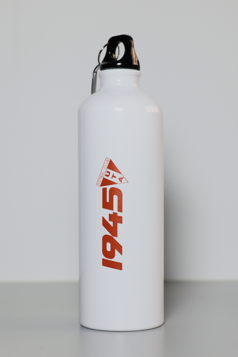 Termos UTA alb personalizat 1945 din metal cu carabină - menținere temperatură