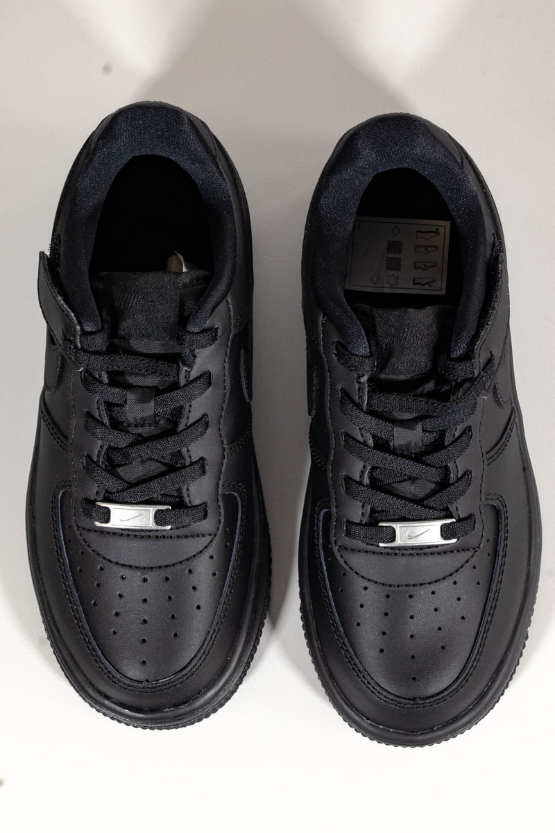 Nike Air Force 1 EasyOn negru pantofi sport copii cu închidere rapidă