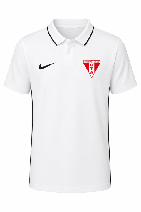 TRICOU POLO UTA PREZENTARE COPII NIKE ALB CU TEHNOLOGIE DRI-FIT