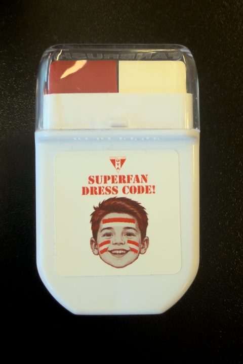 SET FACE PAINTING SUPERFAN DRESS CODE UTA ALB ROȘU PENTRU SUPORTERI